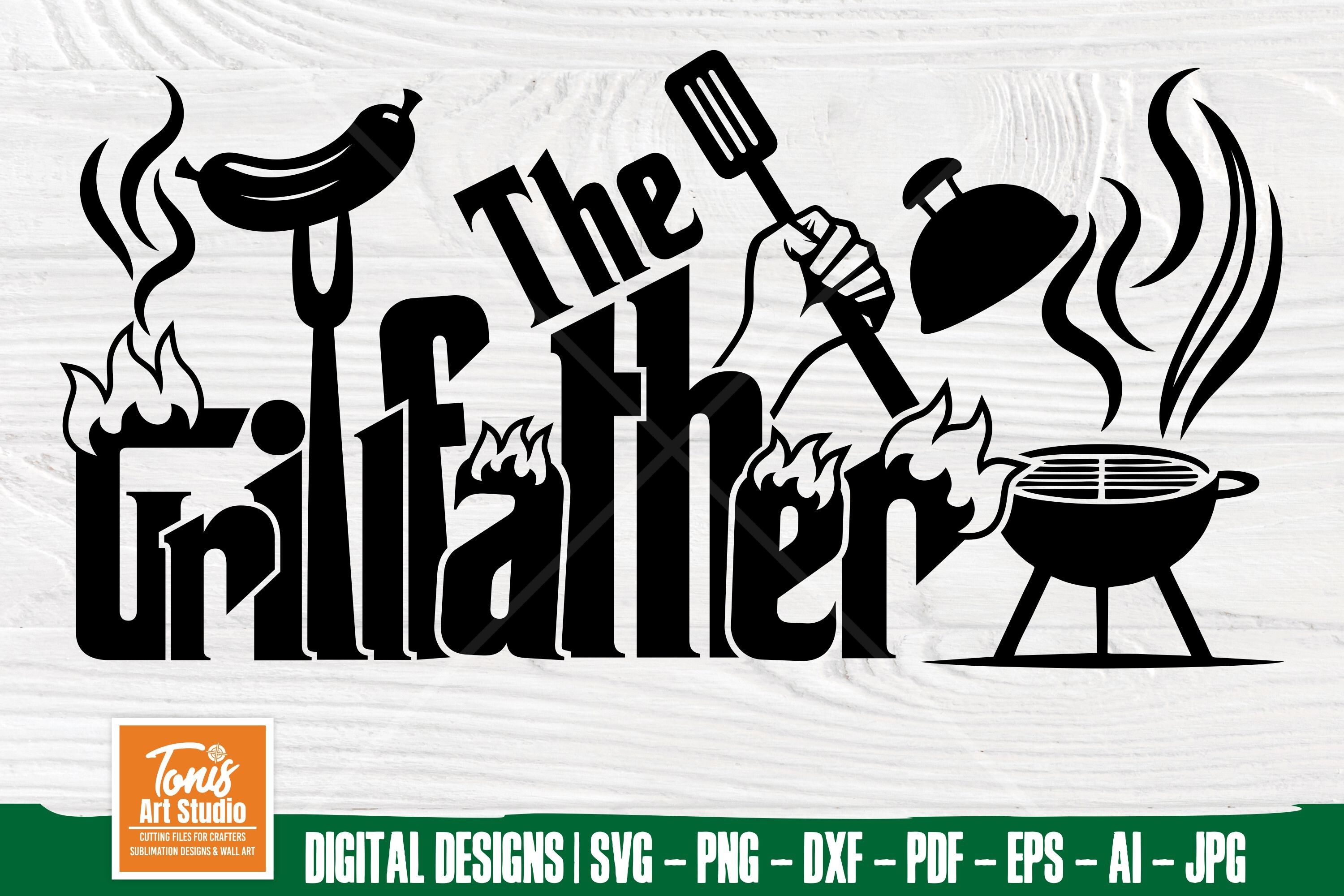 The Grillfather SVG | Grill Father SVG