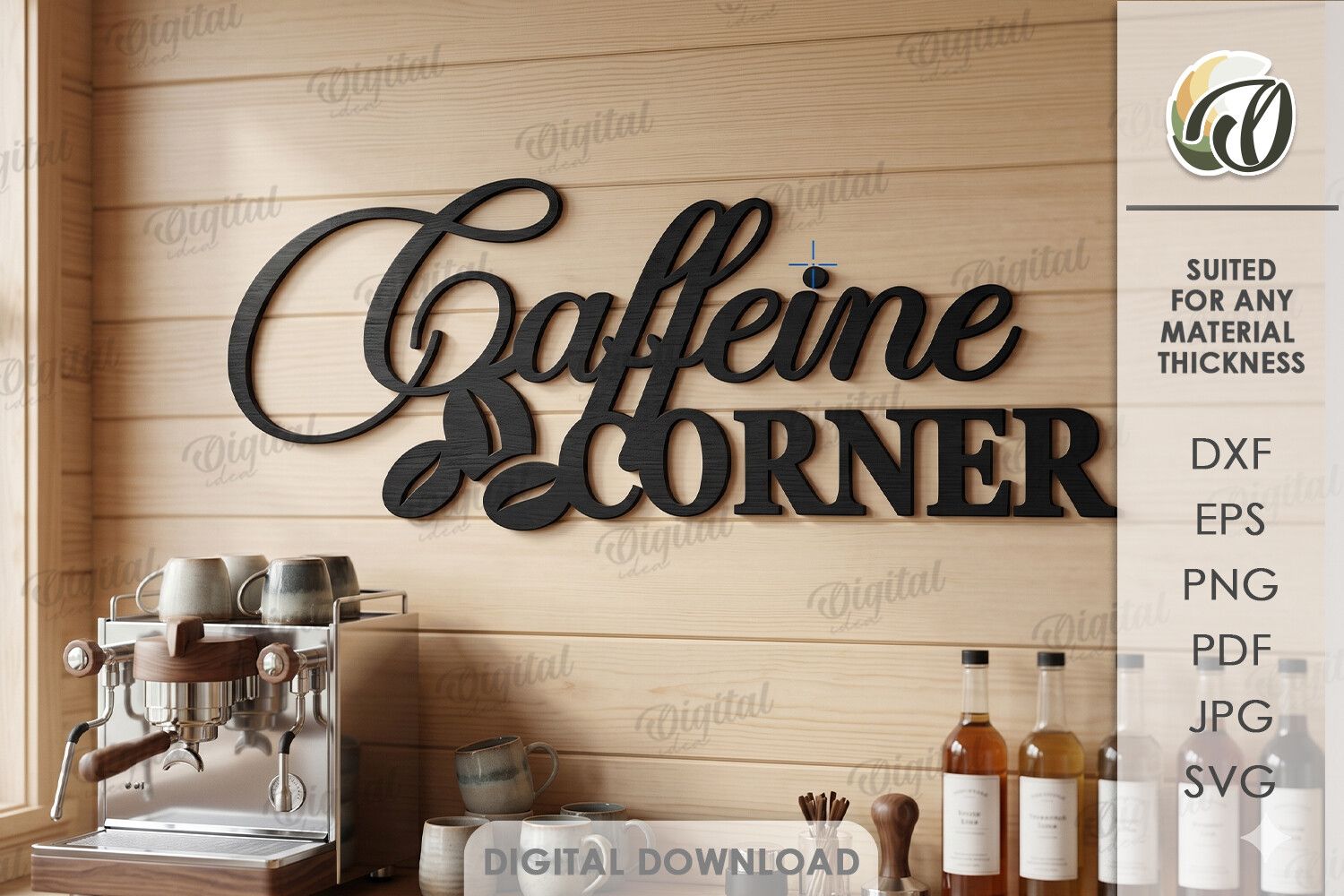 Drink Station Sign Laser Cut